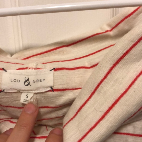 Striped OTS Top - Picture 3 of 3